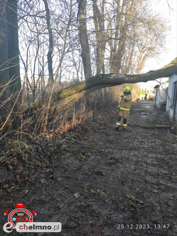 W świąteczne dni strażacy wyjeżdżali wielokrotnie do interwencji