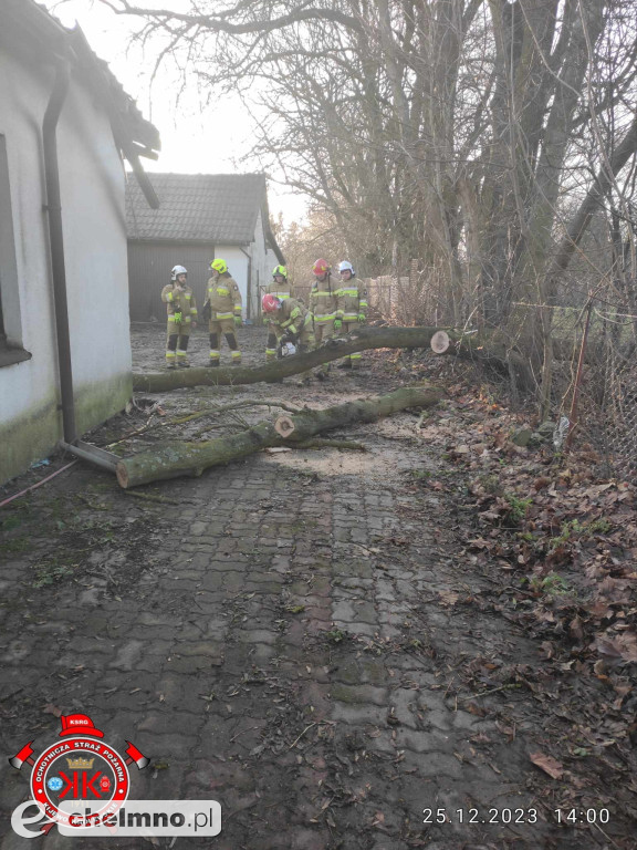 W świąteczne dni strażacy wyjeżdżali wielokrotnie do interwencji