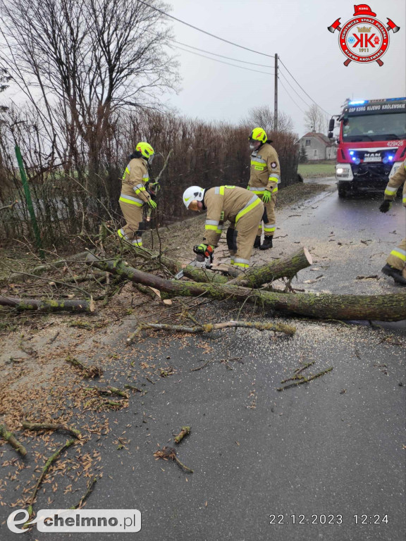 W świąteczne dni strażacy wyjeżdżali wielokrotnie do interwencji