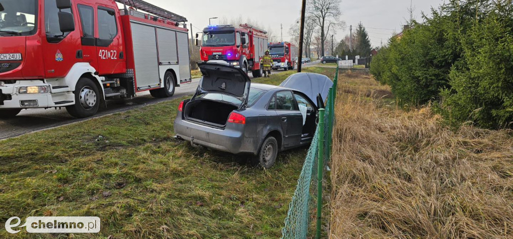 Sylwestrowa kolizja na ulicy Łunawskiej