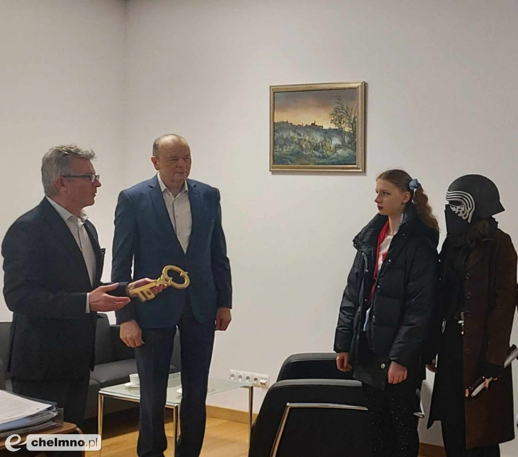 Odwiedziny żakinady z Katolickiego LO w Chełmnie