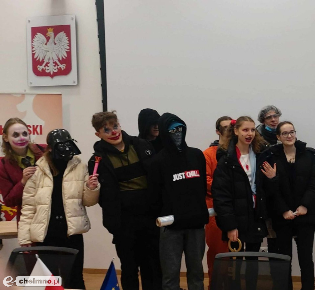 Odwiedziny żakinady z Katolickiego LO w Chełmnie