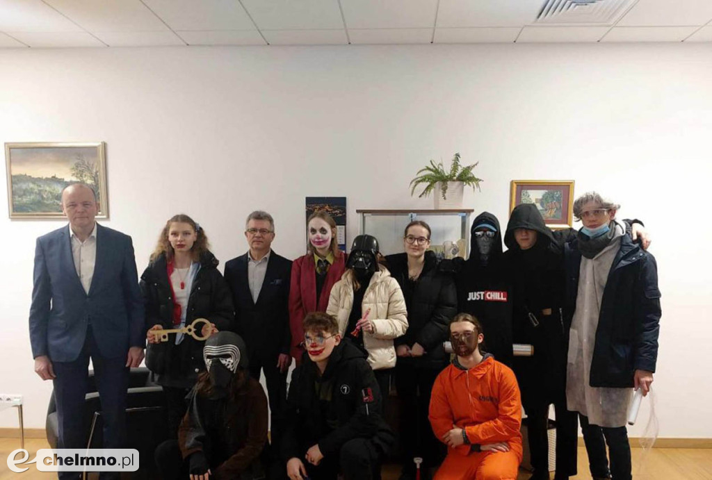 Odwiedziny żakinady z Katolickiego LO w Chełmnie