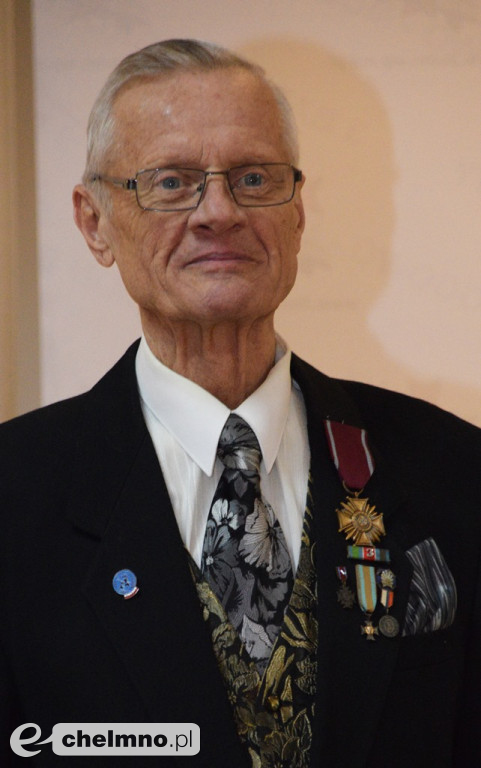 Władysław Flieger z odznaczeniem 