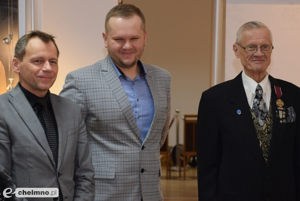 Władysław Flieger z odznaczeniem 