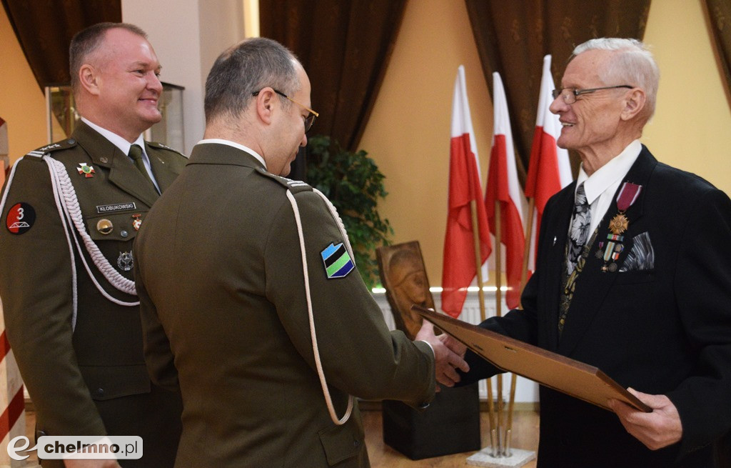 Władysław Flieger z odznaczeniem 