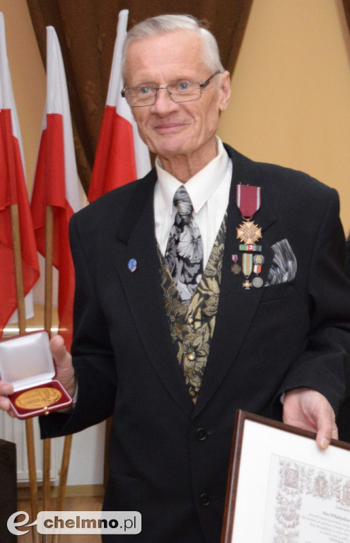 Władysław Flieger z odznaczeniem 
