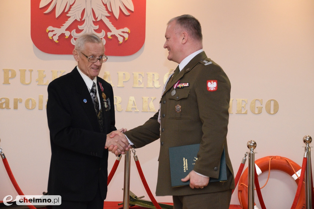 Władysław Flieger z odznaczeniem 