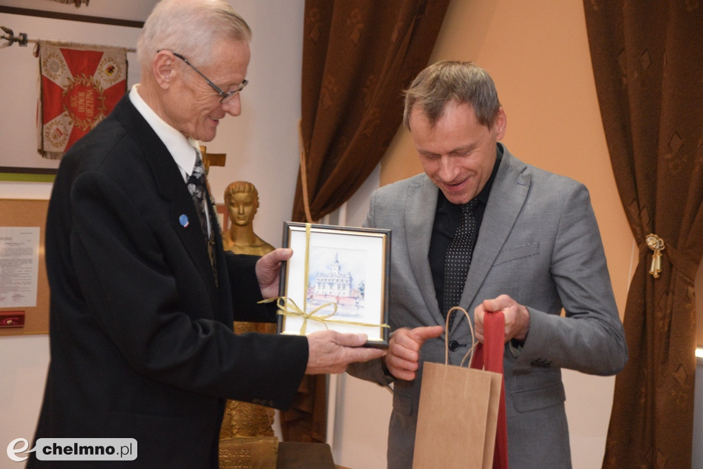 Władysław Flieger z odznaczeniem 