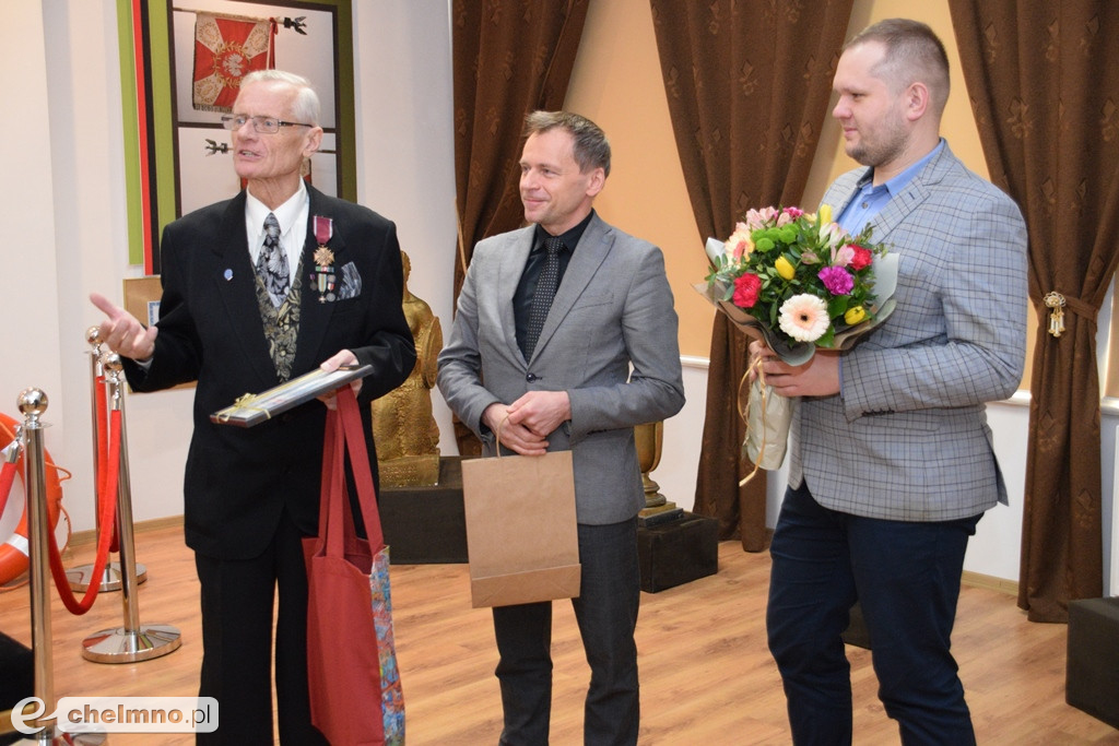 Władysław Flieger z odznaczeniem 