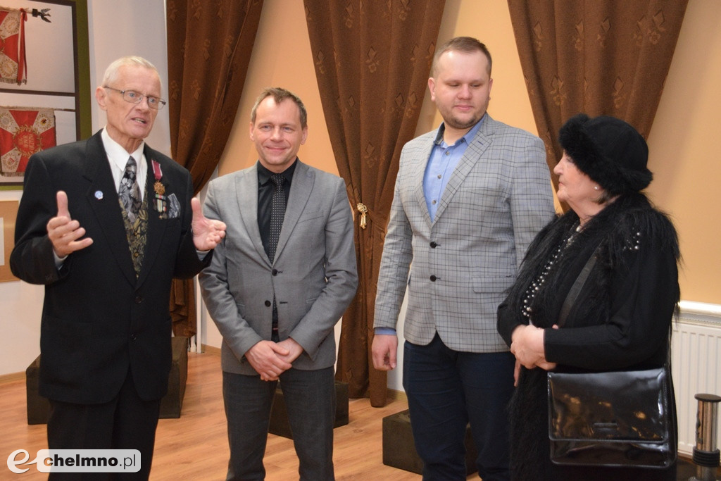 Władysław Flieger z odznaczeniem 
