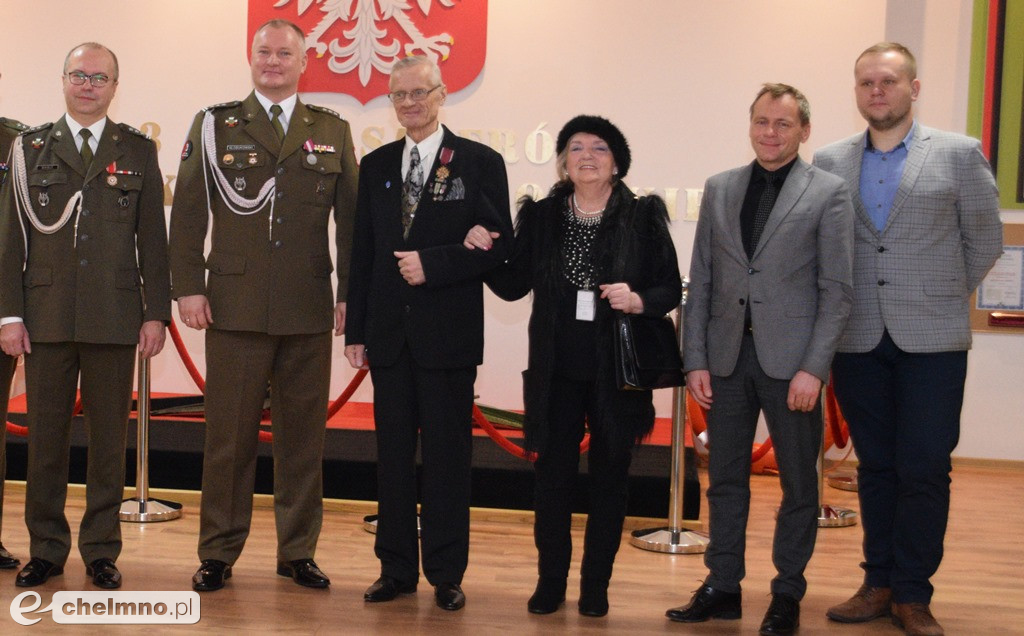 Władysław Flieger z odznaczeniem 
