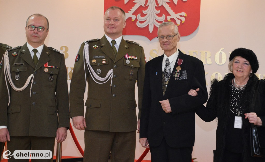Władysław Flieger z odznaczeniem 