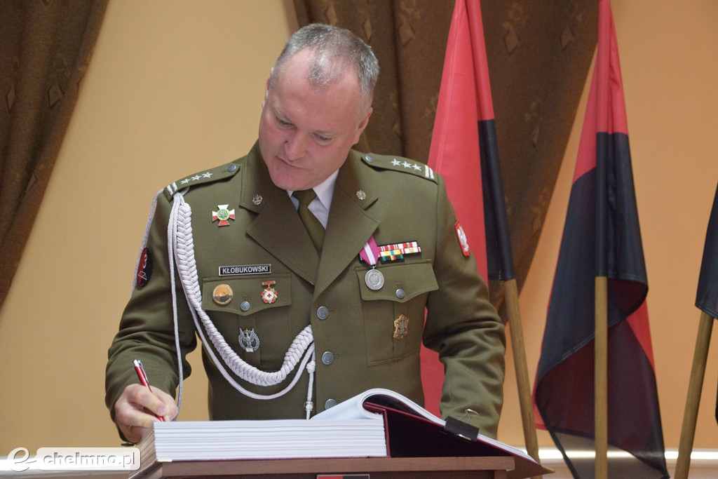 Władysław Flieger z odznaczeniem 