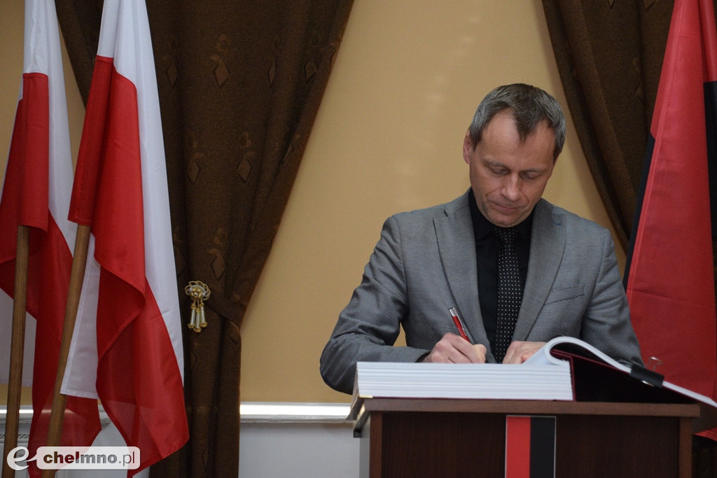 Władysław Flieger z odznaczeniem 