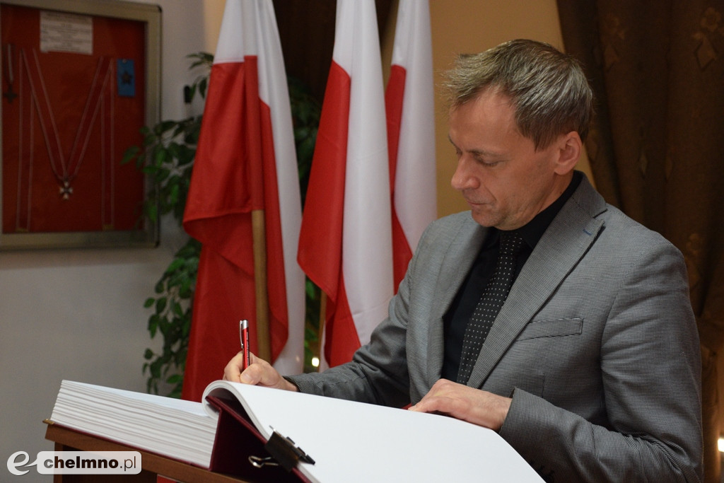Władysław Flieger z odznaczeniem 