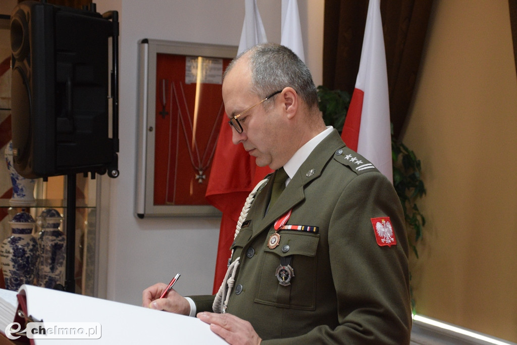 Władysław Flieger z odznaczeniem 