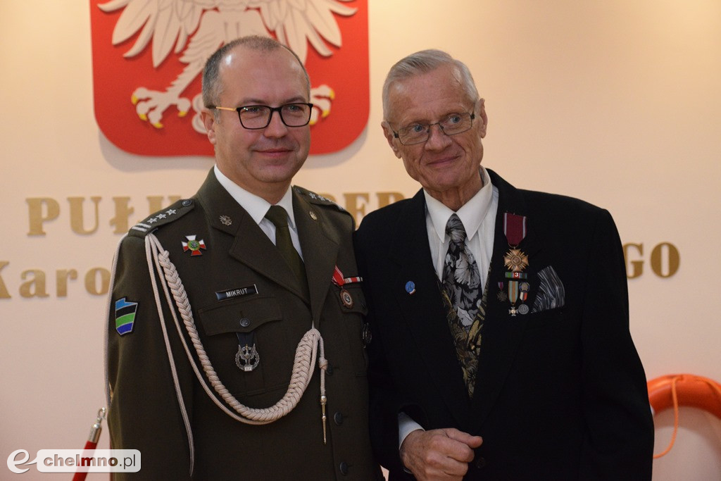 Władysław Flieger z odznaczeniem 
