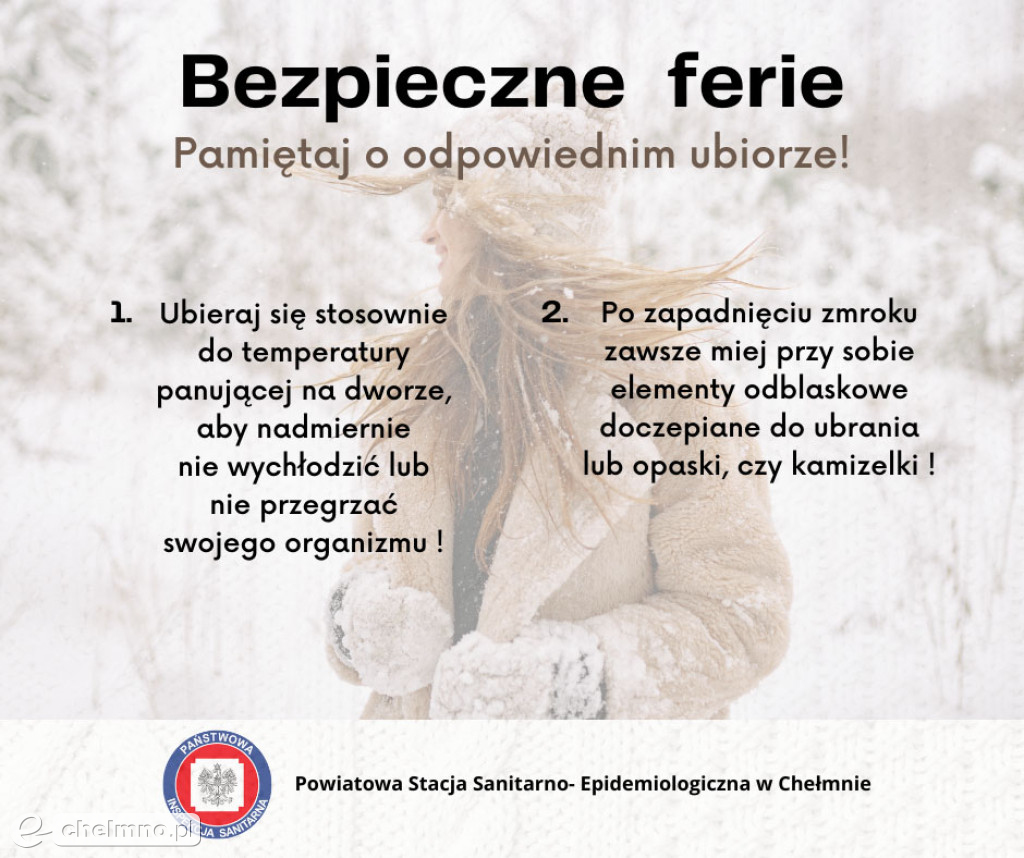 Bezpieczne ferie zimowe 2024