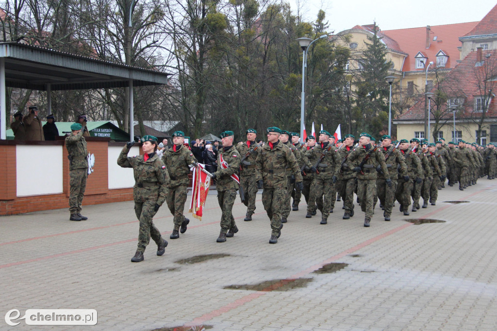 Żołnierze DZSW 3. Pułku Saperów złożyli przysięgę wojskową