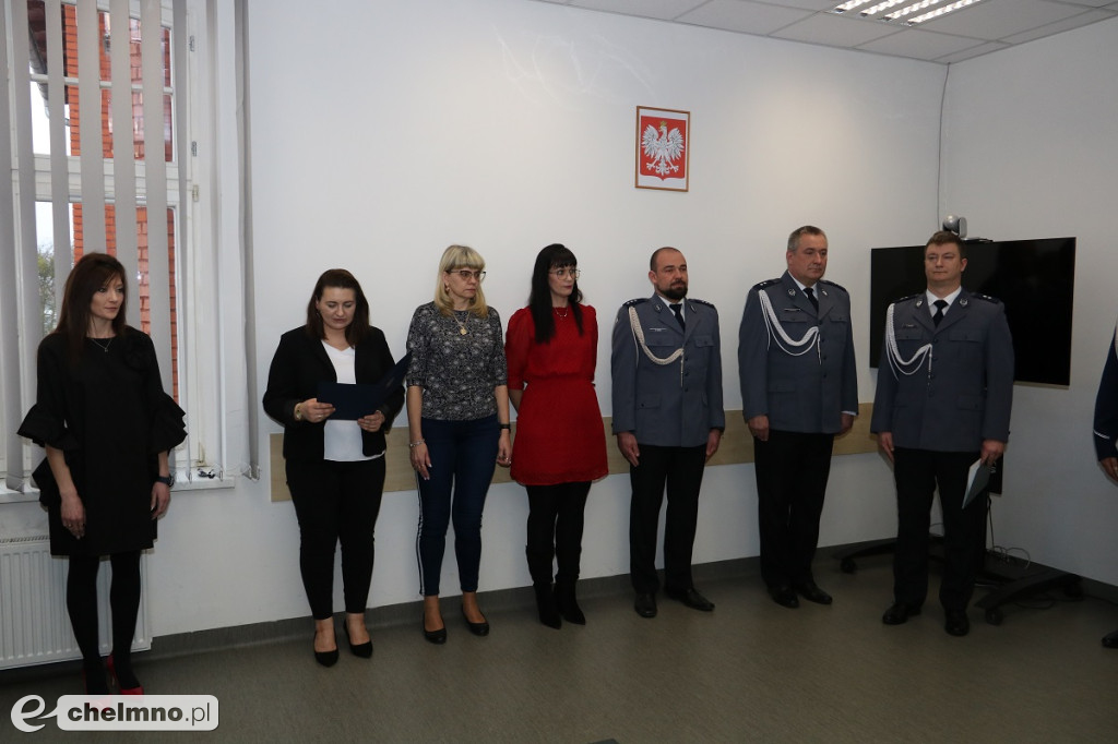 Uroczyste powierzenie obowiązków Komendanta Powiatowego Policji w Chełmnie