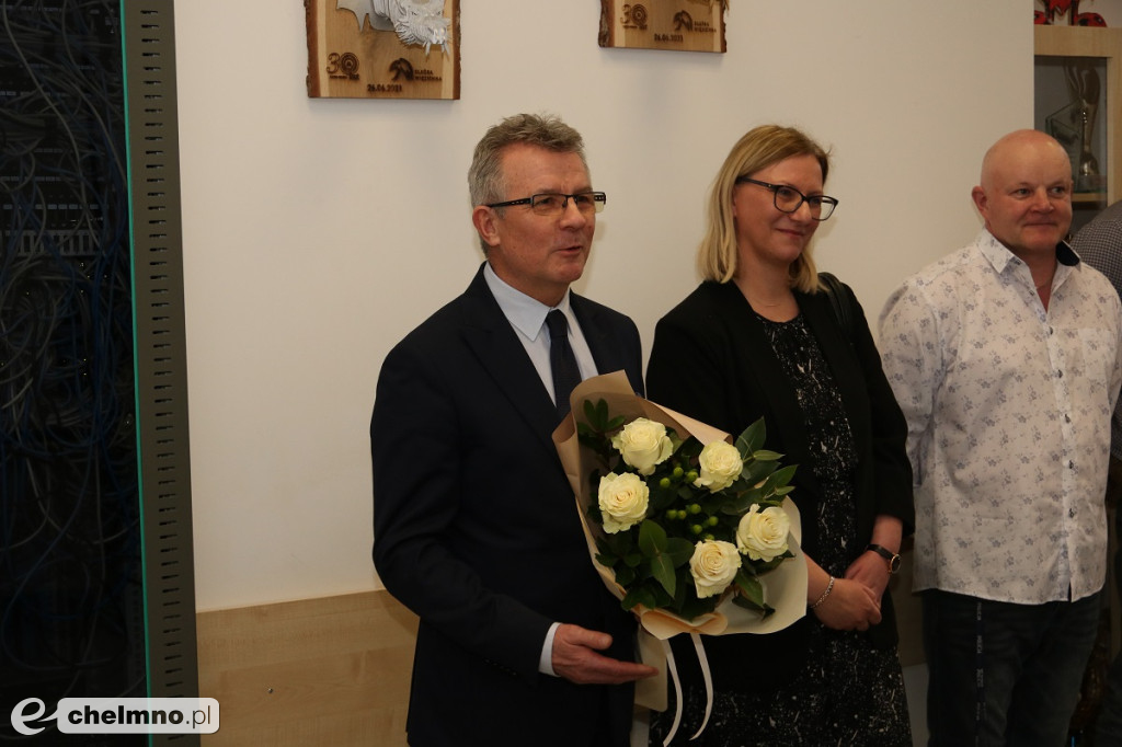 Uroczyste powierzenie obowiązków Komendanta Powiatowego Policji w Chełmnie