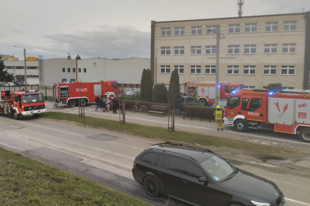 Ćwiczenia ewakuacyjne w Chełmińskim Domu Kultury