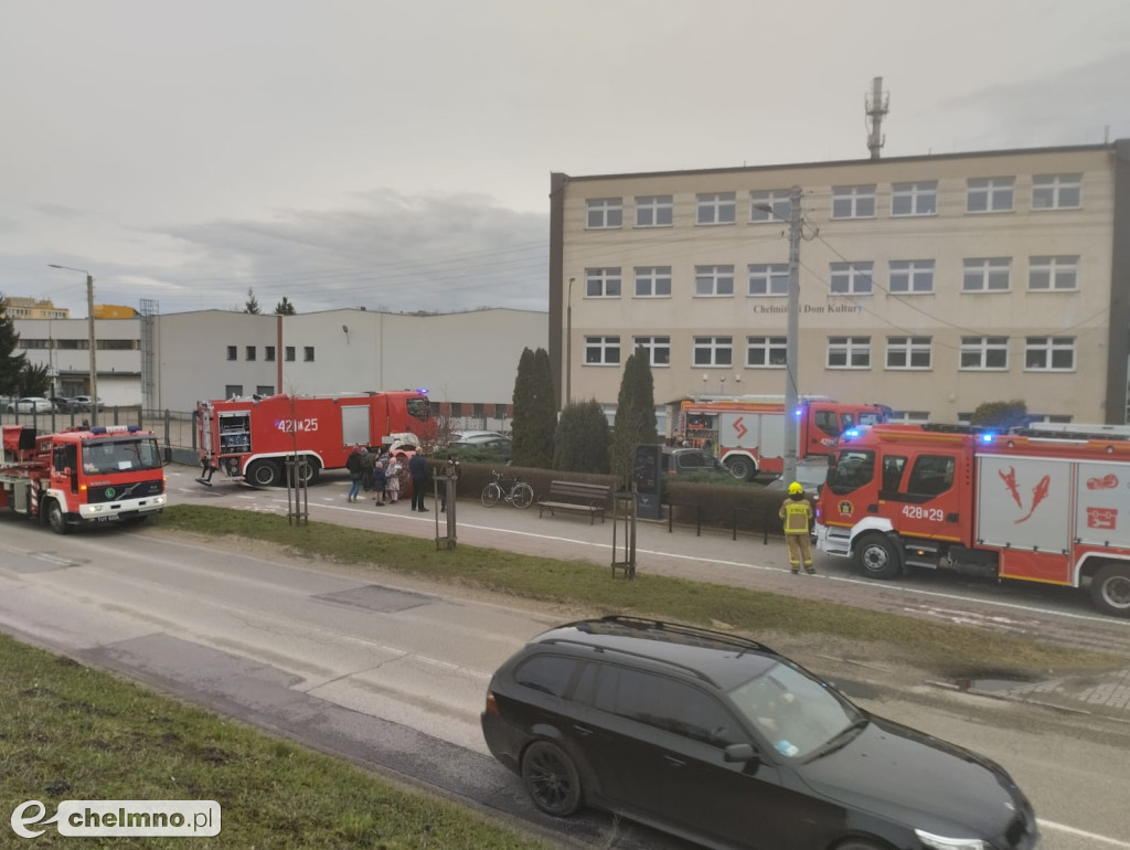 Ćwiczenia ewakuacyjne w Chełmińskim Domu Kultury
