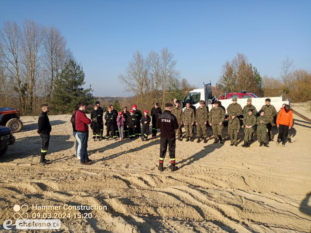 Szkolenie Młodzieżowej Drużyny Pożarniczej OSP z Chełmna ze 