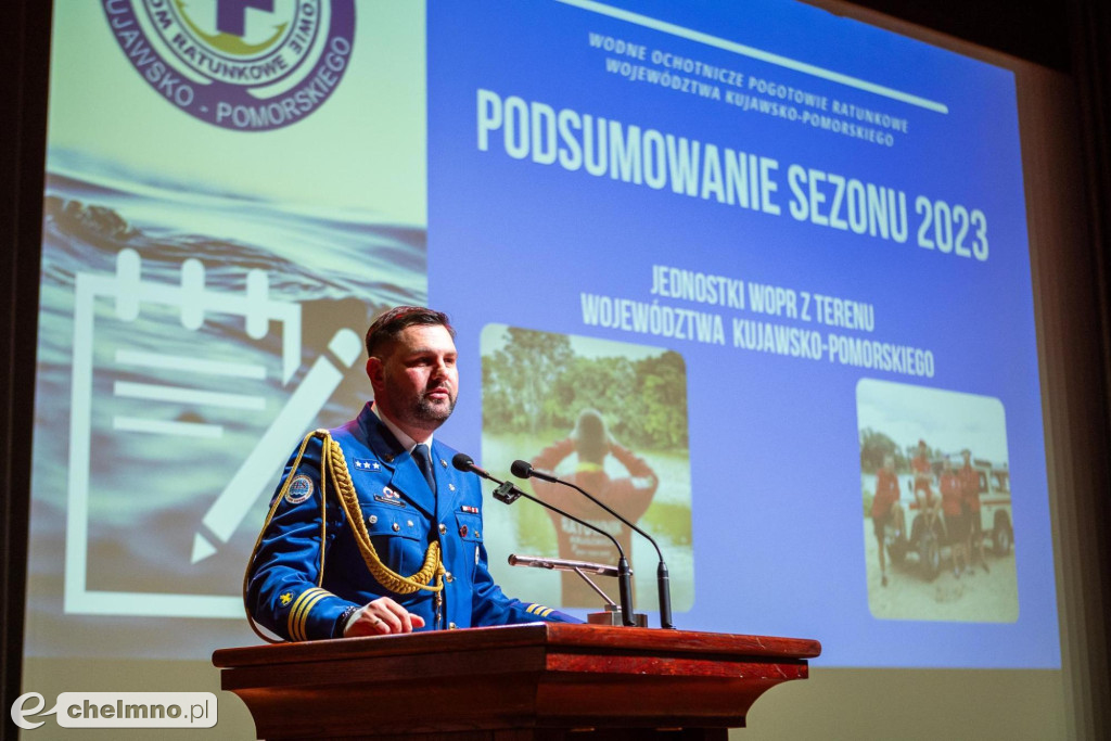Ratownicy WOPR z Chełmna otrzymali listy gratulacyjne