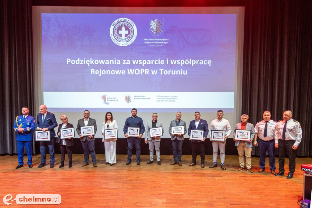 Ratownicy WOPR z Chełmna otrzymali listy gratulacyjne