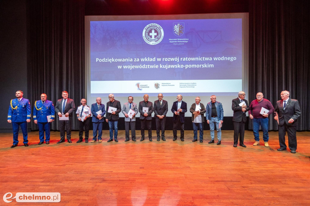 Ratownicy WOPR z Chełmna otrzymali listy gratulacyjne