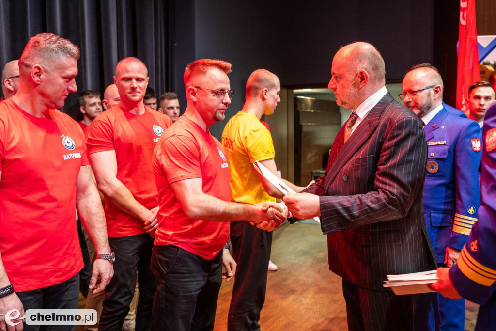 Ratownicy WOPR z Chełmna otrzymali listy gratulacyjne