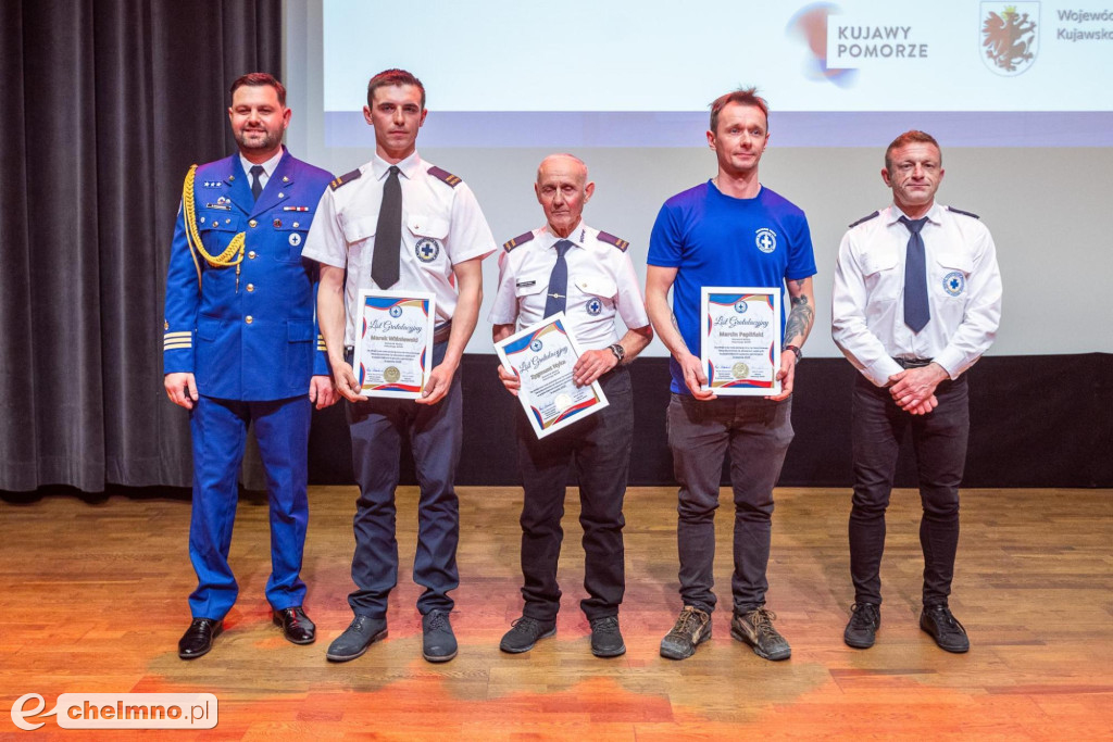 Ratownicy WOPR z Chełmna otrzymali listy gratulacyjne