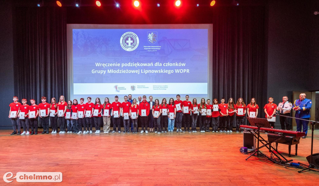 Ratownicy WOPR z Chełmna otrzymali listy gratulacyjne