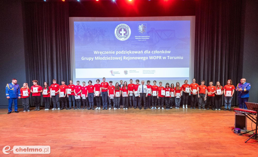 Ratownicy WOPR z Chełmna otrzymali listy gratulacyjne