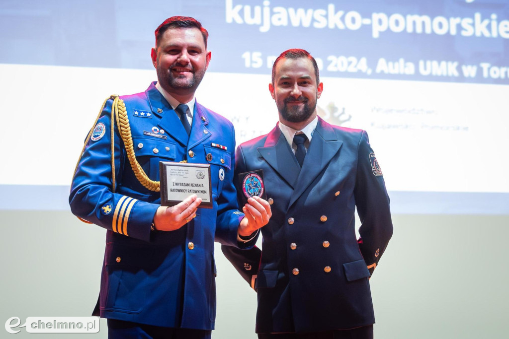 Ratownicy WOPR z Chełmna otrzymali listy gratulacyjne