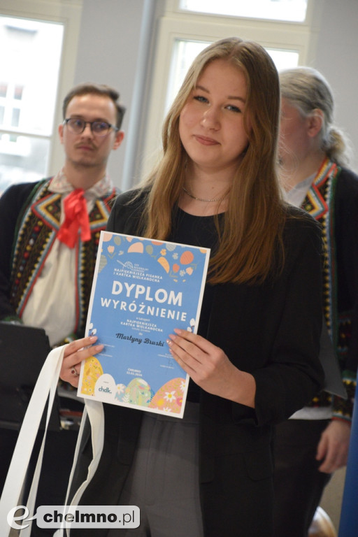 Wręczenie nagród zwycięzcom konkursu „Najpiękniejsza Pisanka i Kartka Wielkanocna”