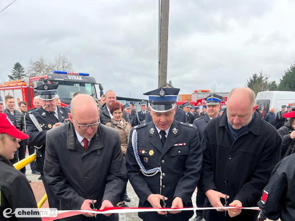 Uroczyste otwarcie wyremontowanej remizy w Unisławiu