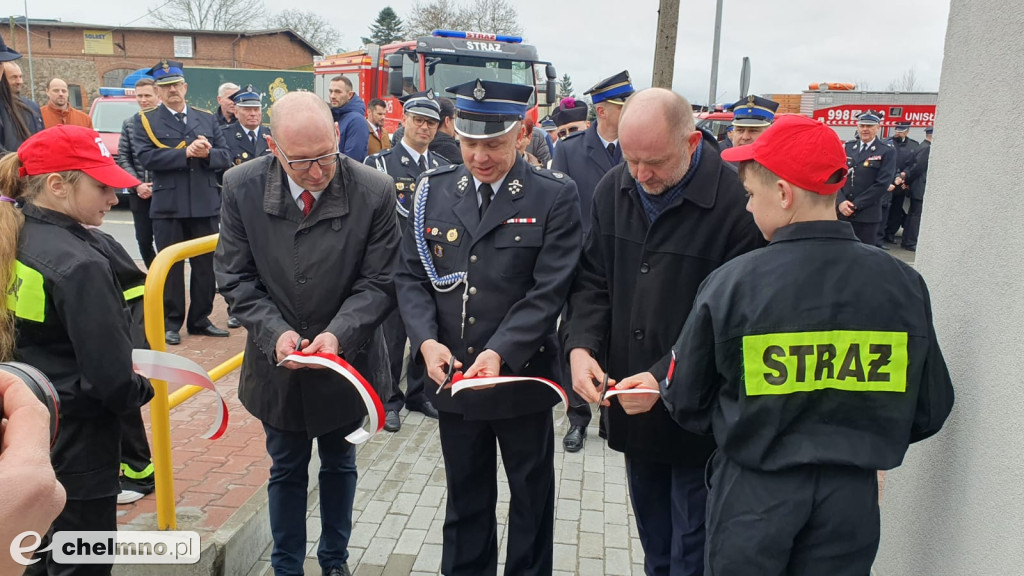 Uroczyste otwarcie wyremontowanej remizy w Unisławiu