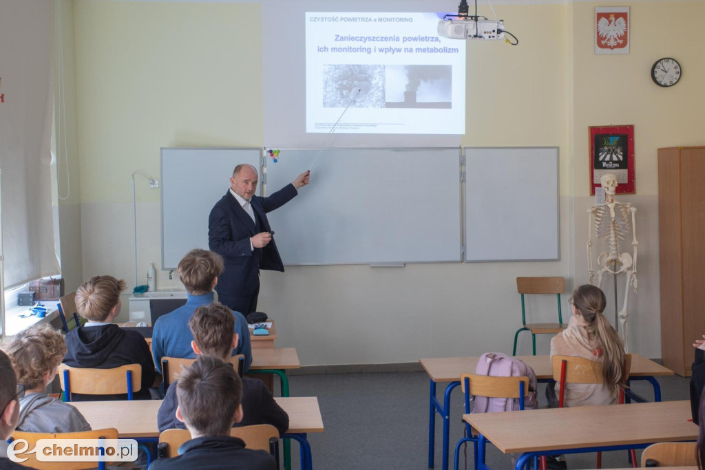 Lekcja biologii z marszałkiem