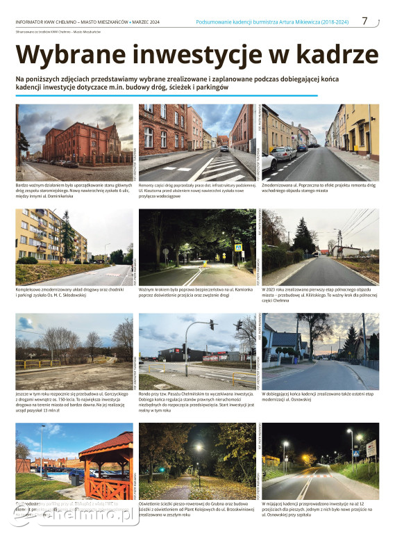 Podsumowanie kadencji burmistrza Artura Mikiewicza