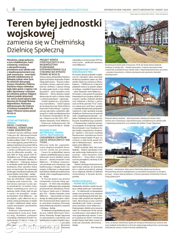 Podsumowanie kadencji burmistrza Artura Mikiewicza