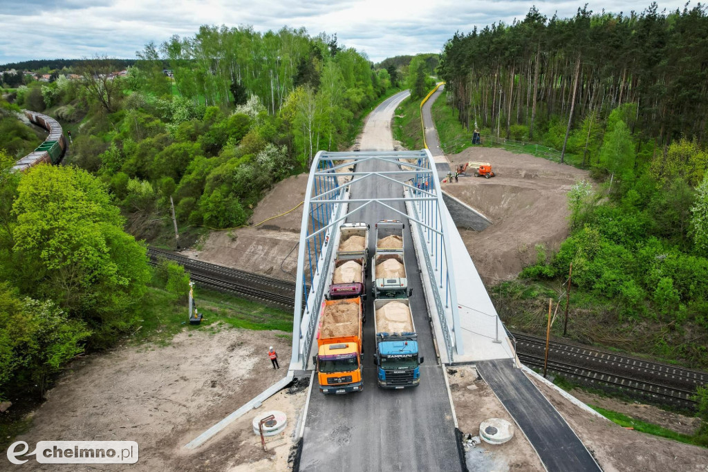 Nowy wiadukt nad magistralą kolejową w Terespolu Pomorskim