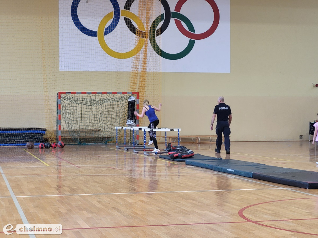 Chełmińscy policjanci przeprowadzili kolejny próbny test sprawności fizycznej