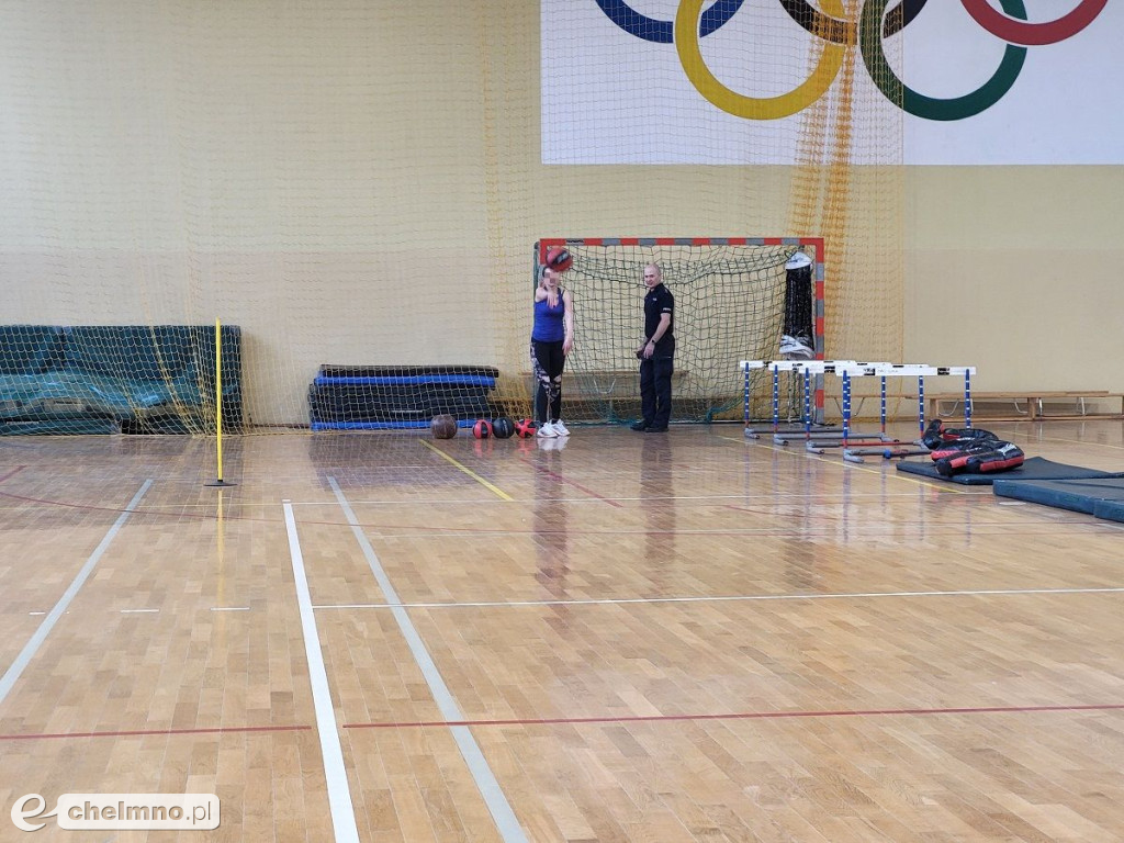 Chełmińscy policjanci przeprowadzili kolejny próbny test sprawności fizycznej