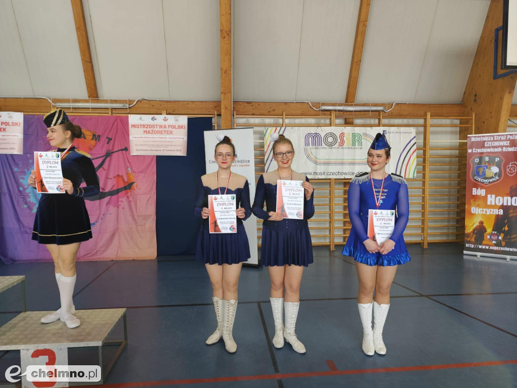 Sukces Chełmińskich Mażoretek na Mistrzostwach Polski