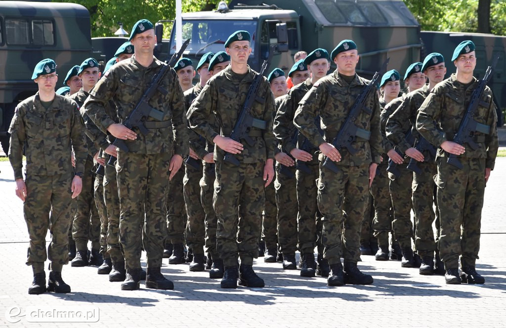 Przysięga wojskowa żołnierzy Dobrowolnej Zasadniczej Służby Wojskowej