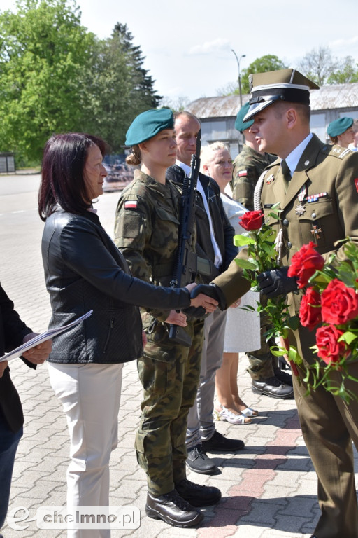 Przysięga wojskowa żołnierzy Dobrowolnej Zasadniczej Służby Wojskowej