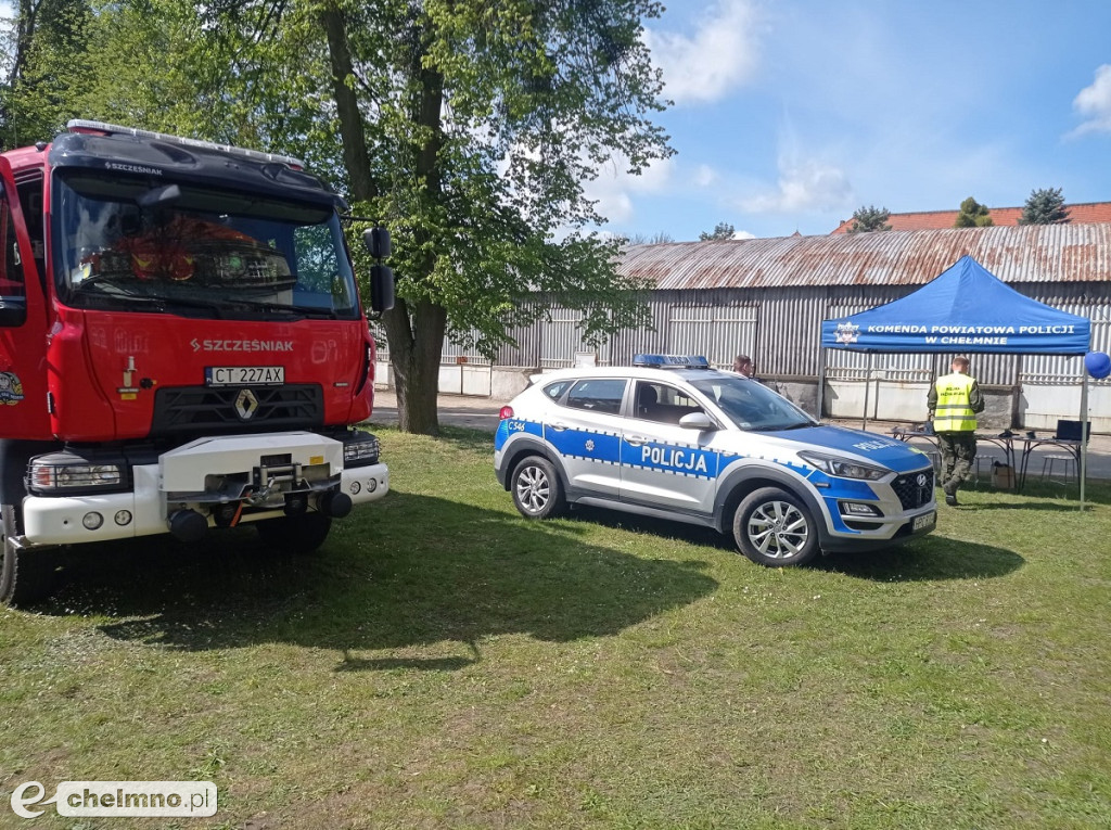 Policjanci uczestniczyli w pikniku wojskowym w Chełmnie